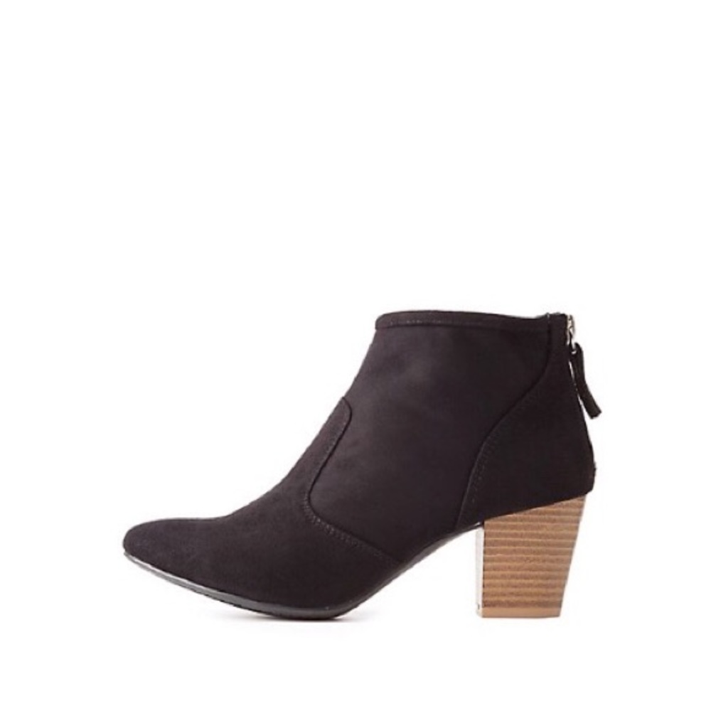 black western sock like ankle booties